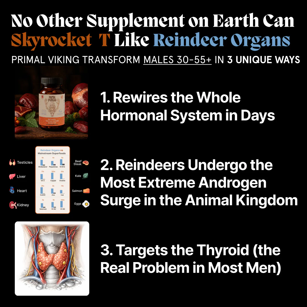 Primal Reindeer Testosterone Support + Free Gift - Image 24