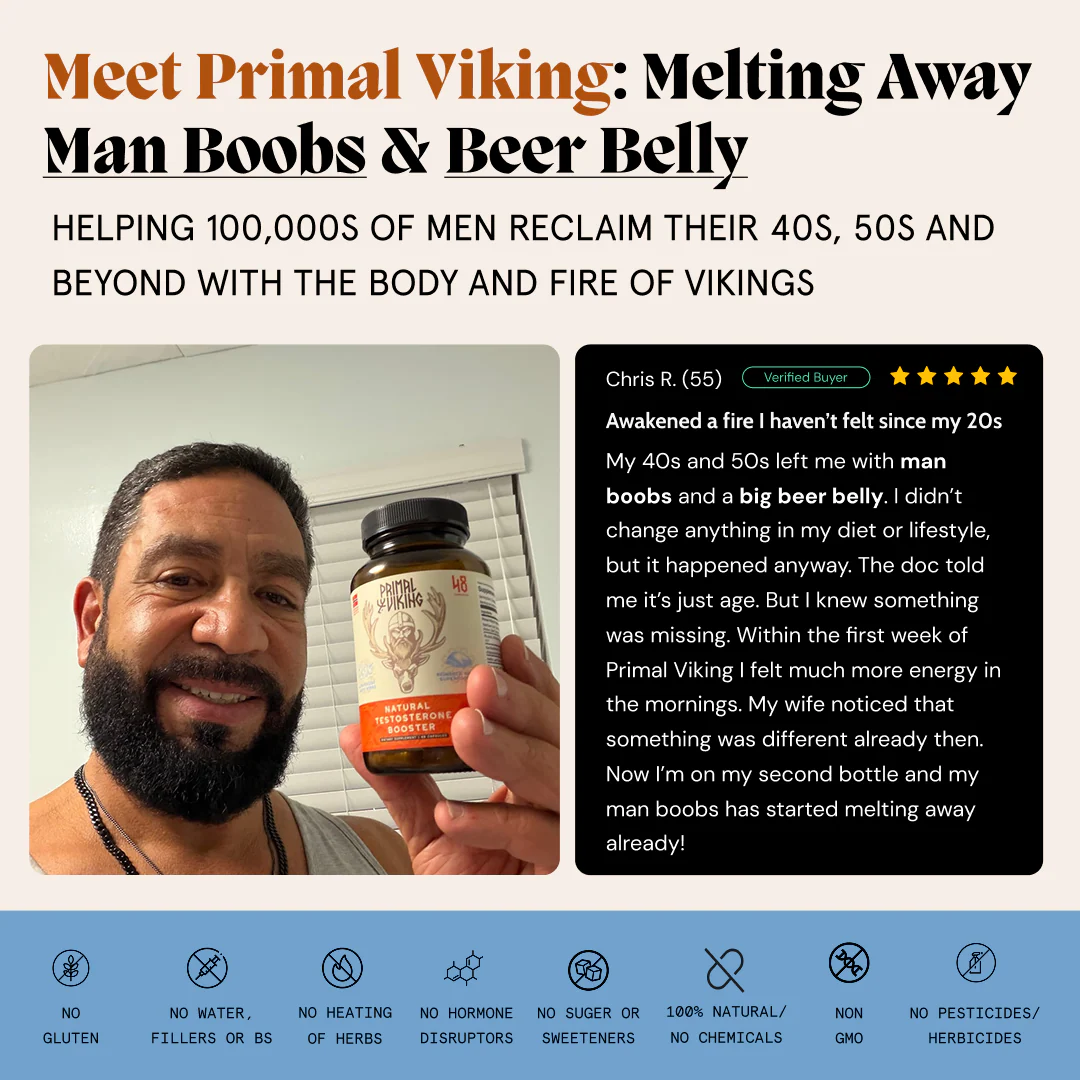 Primal Reindeer Testosterone Support + Free Gift - Image 7
